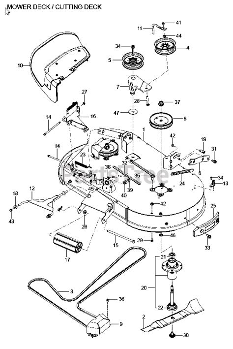 Husqvarna 42 Mower Deck Diagram Hot Sex Picture