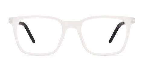 Accelerate Square Matte Clear Full Rim Eyeglasses Eyebuydirect Canada