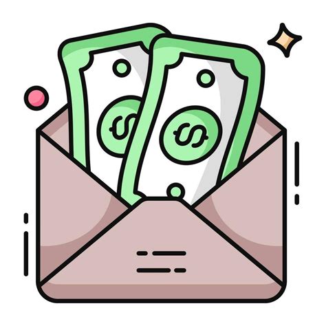 Money envelope icon in flat design 33491493 Vector Art at Vecteezy