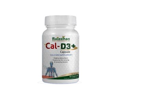 CAL D3+ CAPSULE, Packaging Type: Box, Packaging Size: 60cap at ₹ 520 ...
