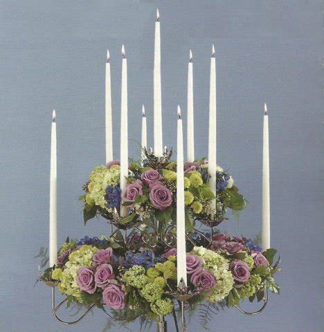 Tree Candelabra Flowers - Wedding Flower Tutorials, Recipes & Supply