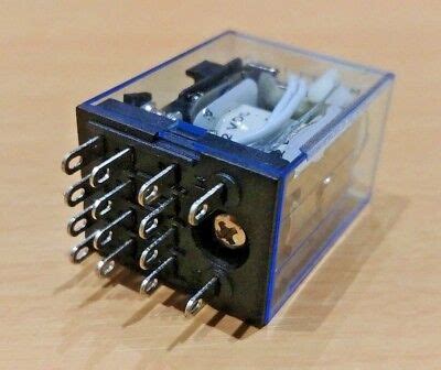 4 Pole Double Throw (4PDT) 12V 5 Amp DC Relay 8448700021192 | eBay