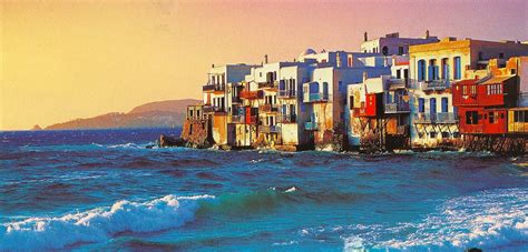 My Favorite Views: Greece - Seaside Village at Sunset