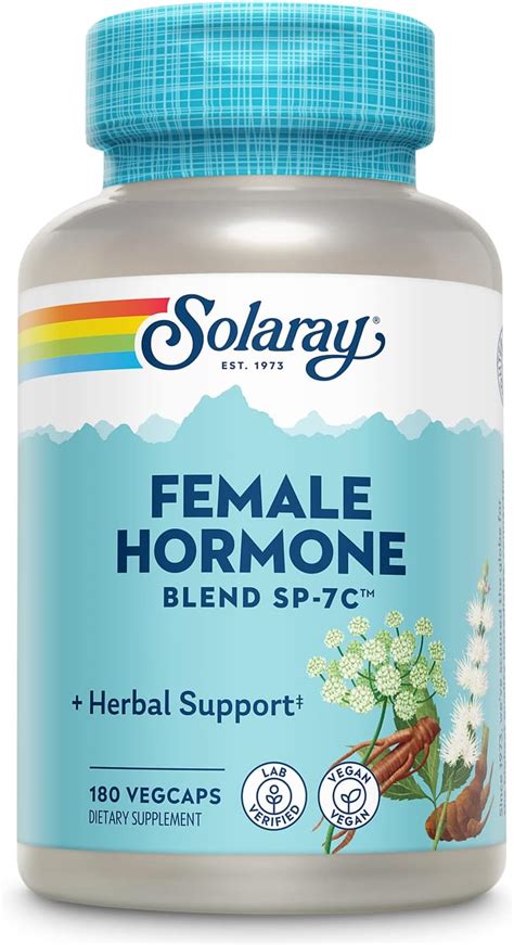 SOLARAY Female Hormone Blend SP 7C Capsules 180 Count Buy Online At