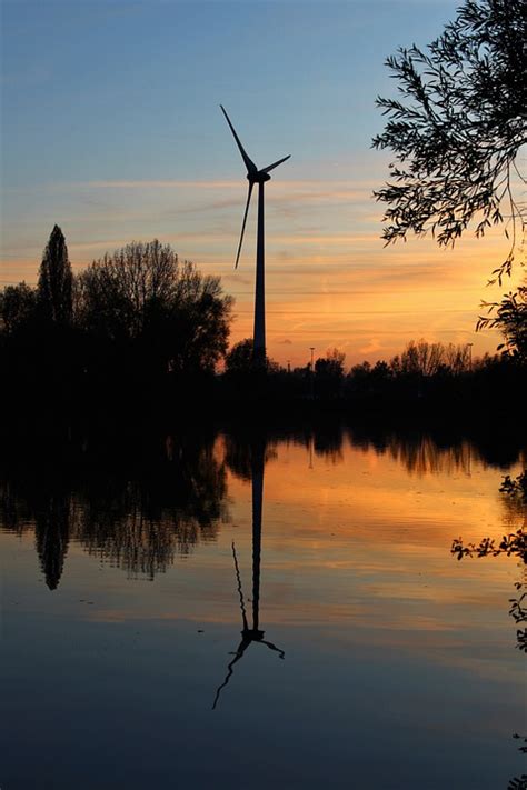 Windmill Water Sky Free Photo On Pixabay Pixabay