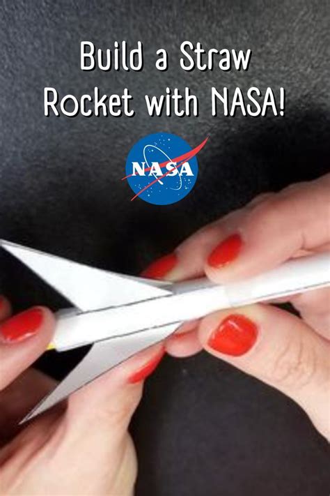 Build a Straw Rocket with NASA! | Straw rocket, Rocket, Paper rockets