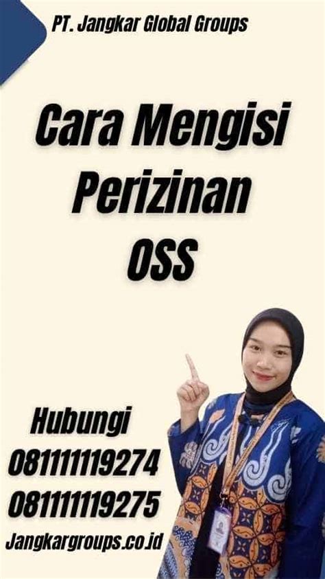 Cara Mengisi Perizinan Oss Jangkar Global Groups