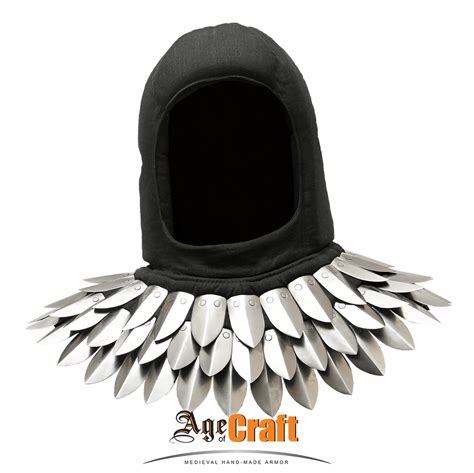 Buy Padded Coif With Scale Colar In Age Of Craft Medieval Armor Shop