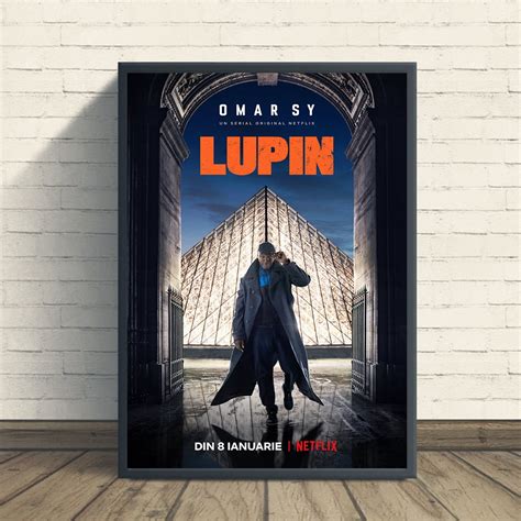 Lupin Season 1 Movie Poster Print, Room Decor, Movie Art, Gifts for Him ...