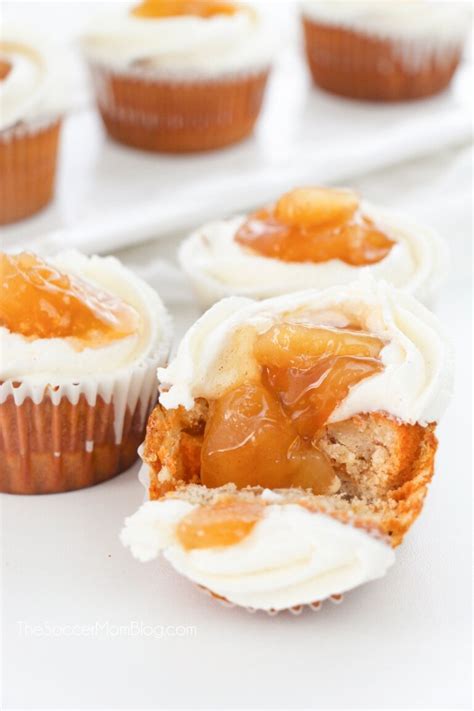 Easy Apple Pie Filled Cupcakes The Soccer Mom Blog