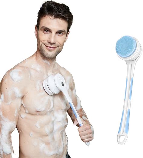 Buy Iifonii Body Scrubber Shower Brush With Long Handle Electric Bath