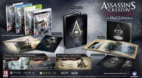 Best Ubisoft Assassins Creed 4 Black Flag Skull Edition Xbox 360 Game ...