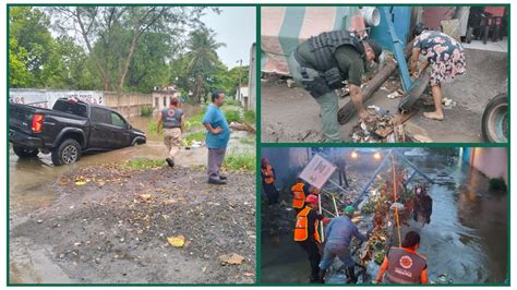 Por inundaciones en el puerto de Veracruz aplican planes Marina Tajín