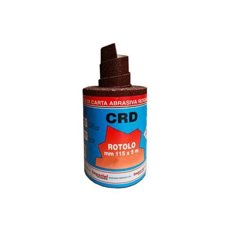 Rotolo Carta Abrasiva CRD Mt 5x115mm Grana 100