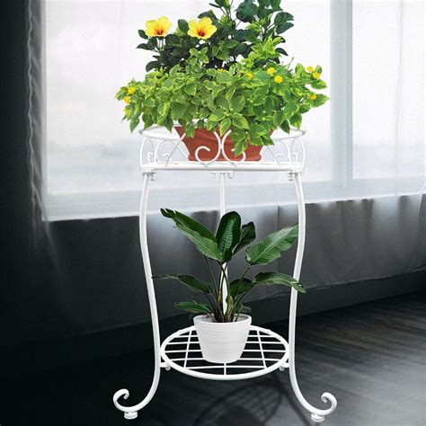 Nakupe Soportes Para Plantas De Metal Paquete De Pedestal Moderno