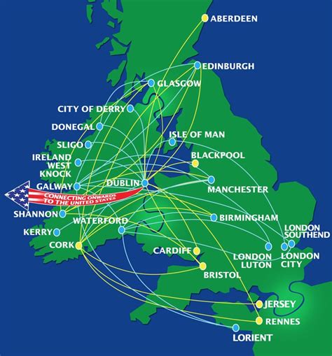 Aer Arann Route Map World Airline News