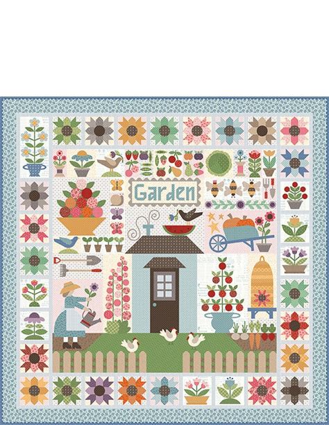 Calico Garden Fabric Quilt Kit W Sew Simple Shapes Included Sallys