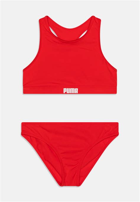 Puma SWIM GIRLS RACERBACK Bikini Red Rot Zalando Ch