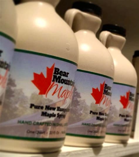 100 Pure Nh Maple Syrup From Bear Mountain Maple Farm