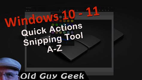 Windows 10 & Windows 11 Snipping Tool A-Z - YouTube 