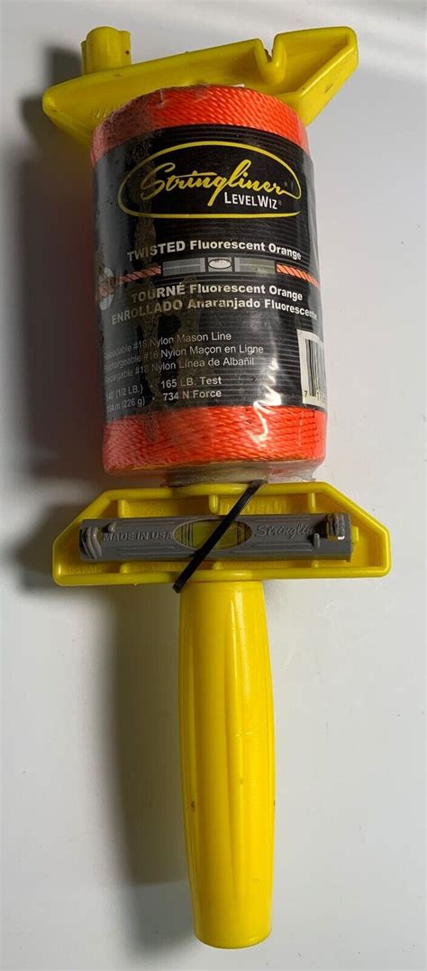 Stringliner Pro Mason S Line 540 Ft 165 LB Test Orange Twisted EBay