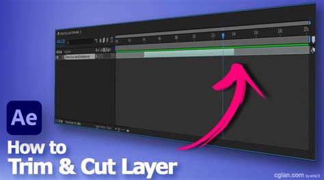 How To Trim And Cut Clip In After Effects