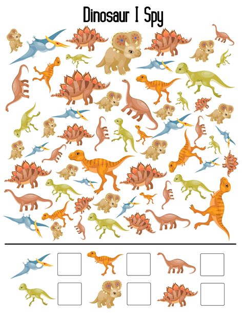 Free Dinosaur Printables For Kids