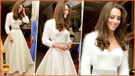 Kate Middleton Stunning In Second Wedding Dress With The White Color