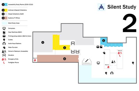 Leon and Toby Cooperman Floor Plans | Hunter College Libraries