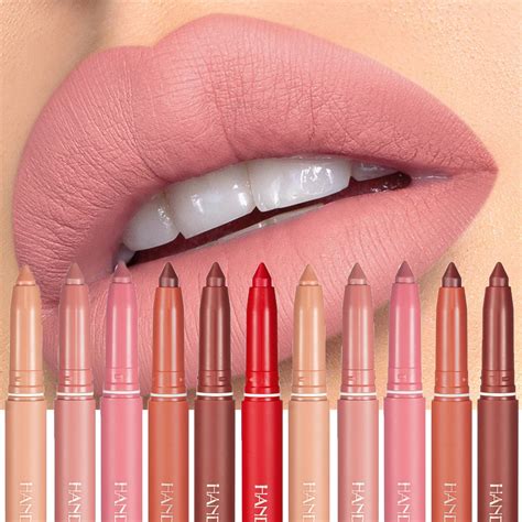 Matte Lipstick Pen Nude Pink Lip Gloss S Lido Imperme Vel De Longa Dura