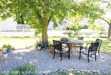 How To Build A Pea Stone Gravel Patio Patio Furniture