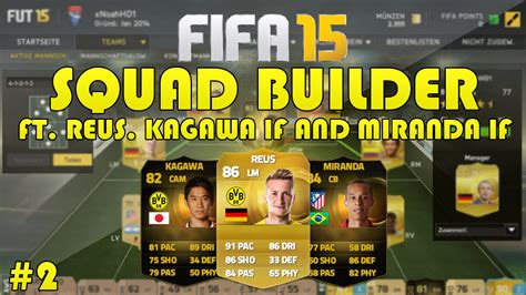 Fifa Ultimate Team Hybrid Squad Builder Gameplay Ft Reus