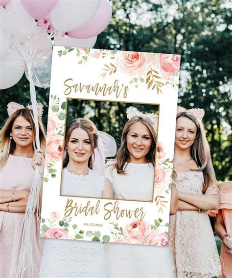 Bridal Shower Photo Prop Frame Printable Bridal Shower Photo Prop