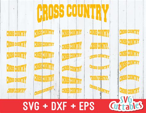 Cross Country Layouts | svgcuttablefiles