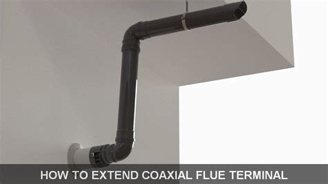 How To Extend Coaxial Flue Terminal Youtube