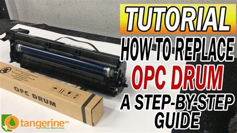 TUTORIAL HOW TO REPLACE OPC DRUM RICOH MP161 171 201 301 A STEP BY