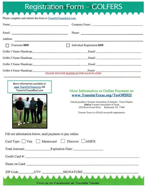 Tee Off For Tourette Tourette Association Texas Chapter