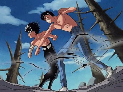 Yusuke Vs Hiei Part 2 Hiei Yuyu Hakusho Yuyu