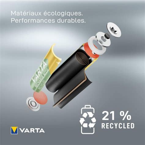 Stock Bureau Varta Blister De Piles Nimh Recharge Accu Recycled