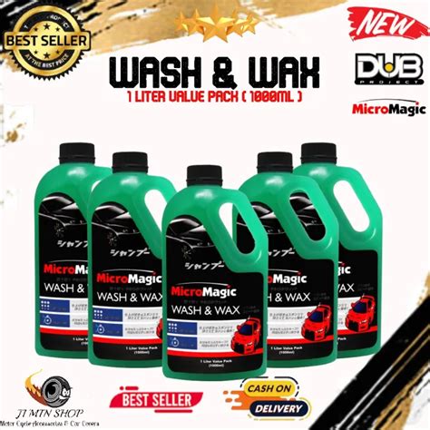 Micromagic Wash And Wax 1 Liter Green On Hand COD Lazada PH