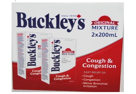 Buckleys Original Cough And Chest Congestion Syrup 200 Mlx2 400ml