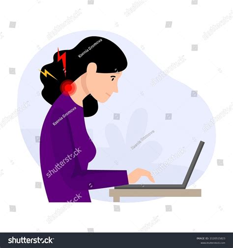 Neck Pain Computer Tension: Over 232 Royalty-Free Licensable Stock