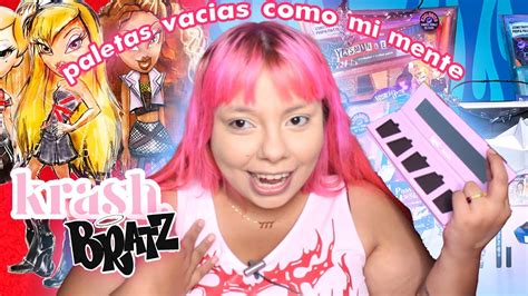 Paletas Vacias Jugando Con El Makeup De Bratz X Krash Kosmetics Youtube