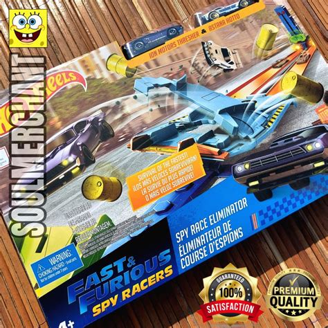 Hot Wheels Track Fast Furious Spy Racer Eliminator Play Set Original Mattel Shopee Malaysia