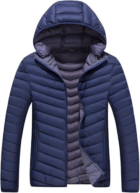 Chaqueta Acolchada Para Hombre Otoñoinvierno De Algodón Gruesa