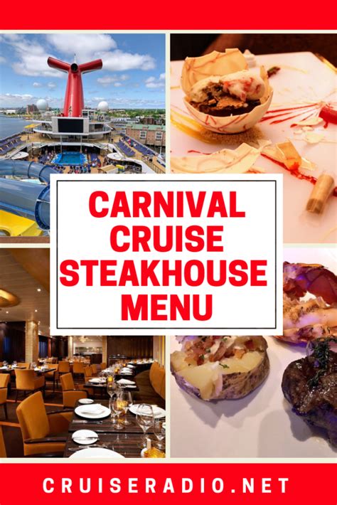 Carnival Cruise Steakhouse Review And Menu 2019 Carnival Cruise