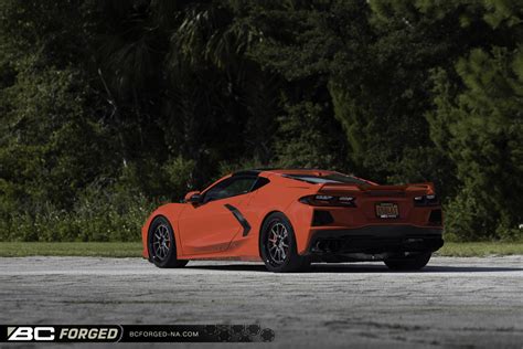 Chevrolet Corvette C8 Stingray Red Bc Forged Le10 Wheel Wheel Front