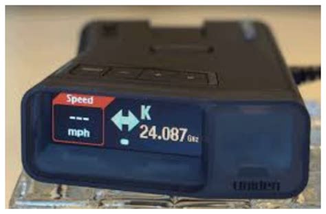 Uniden R Radar Detector With Arrows Kmph Ca