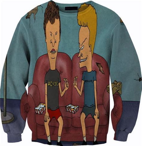 Beavis And Butthead Shirt Crewneck Sweater On Etsy 5987 Beavis And