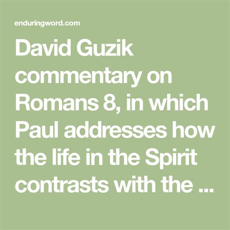 understanding romans  exploring  life   spirit